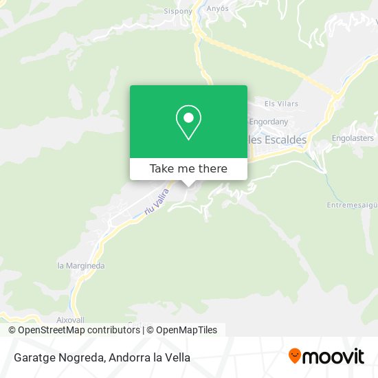 Garatge Nogreda map