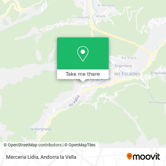 Merceria Lidia map