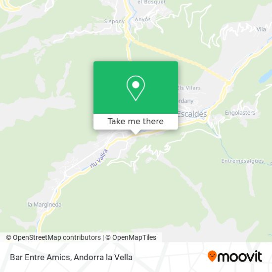 Bar Entre Amics map