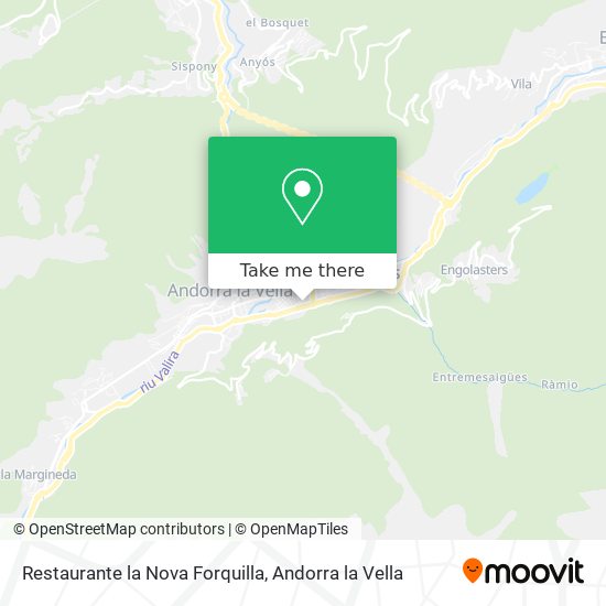 Restaurante la Nova Forquilla map