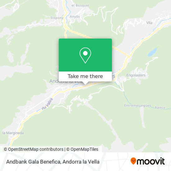 Andbank Gala Benefica map