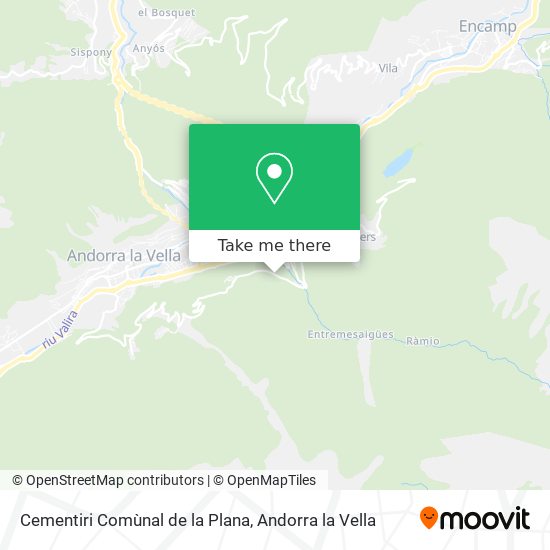 Cementiri Comùnal de la Plana map
