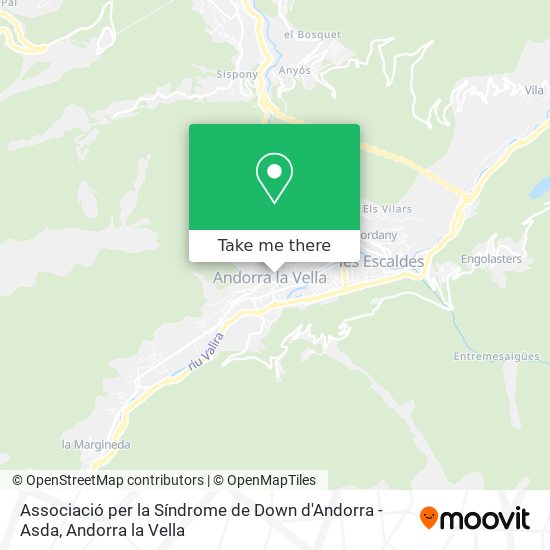 Associació per la Síndrome de Down d'Andorra - Asda map