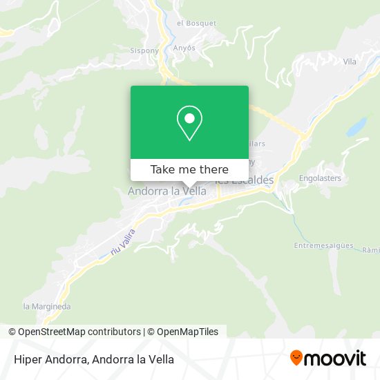 Hiper Andorra map