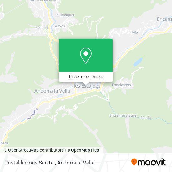 Instal.lacions Sanitar map