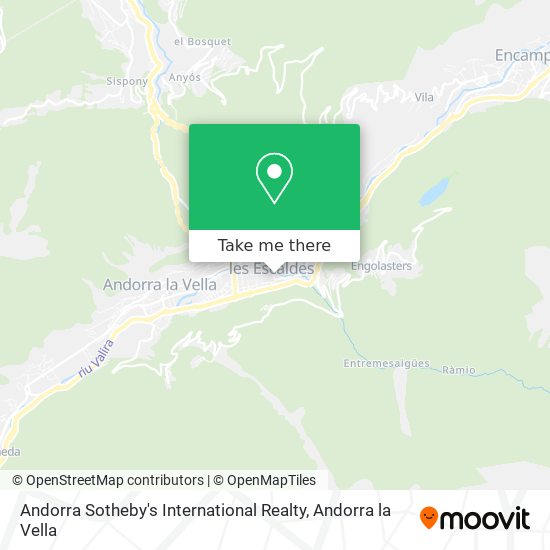 Andorra Sotheby's International Realty map