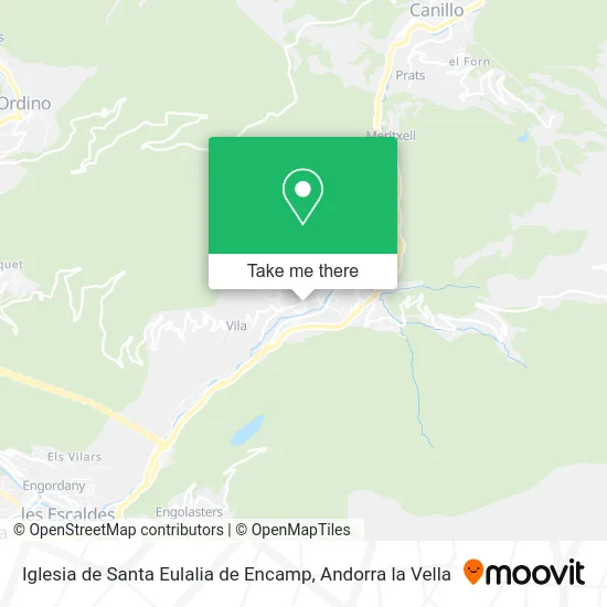 Iglesia de Santa Eulalia de Encamp map