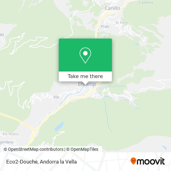 Eco2-Douche map