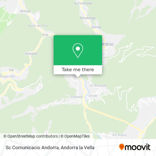 Sc Comunicacio Andorra map