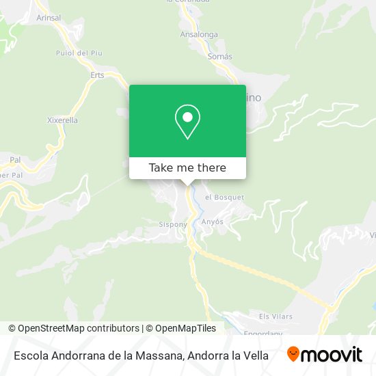 Escola Andorrana de la Massana map