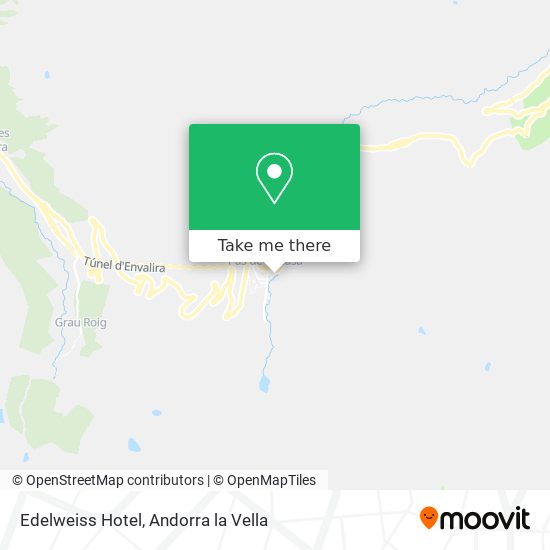 Mapa Edelweiss Hotel