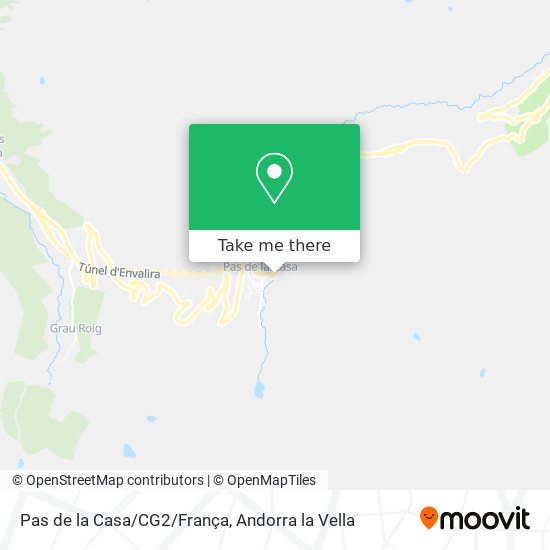 Pas de la Casa/CG2/França map