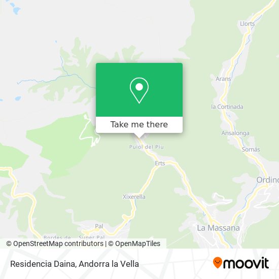 Residencia Daina map
