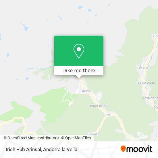 Irish Pub Arinsal map