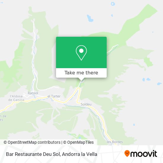 Mapa Bar Restaurante Deu Sol