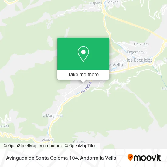 Avinguda de Santa Coloma 104 map