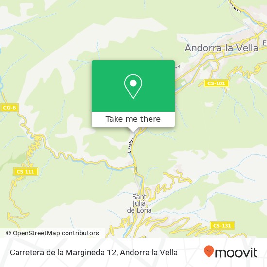 Carretera de la Margineda 12 map