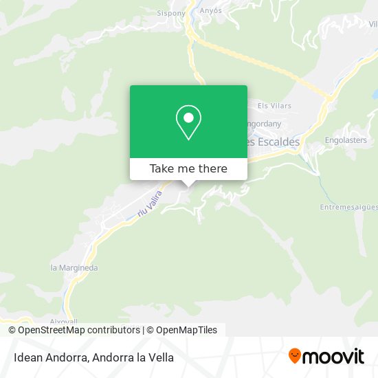 Idean Andorra map