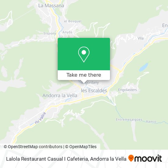Mapa Lalola Restaurant Casual I Cafeteria