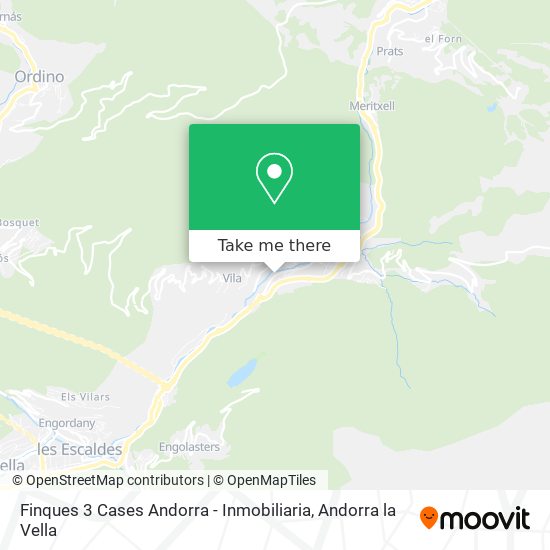 Finques 3 Cases Andorra - Inmobiliaria map