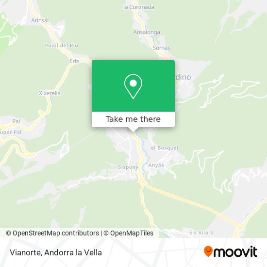 Vianorte map
