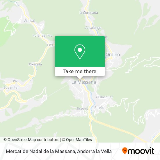 Mercat de Nadal de la Massana map