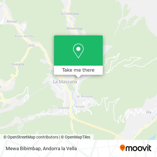 Mewa Bibimbap map