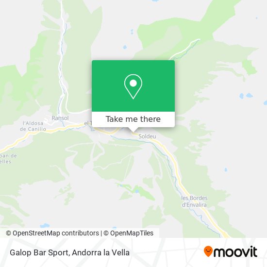 Galop Bar Sport map