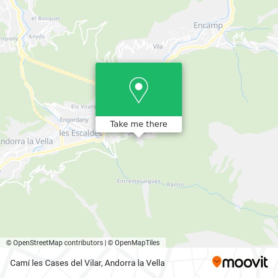 Camí les Cases del Vilar map