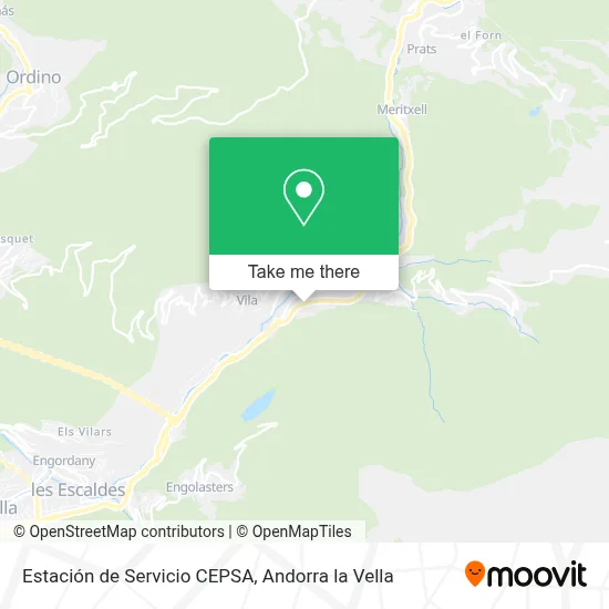 Estación de Servicio CEPSA map