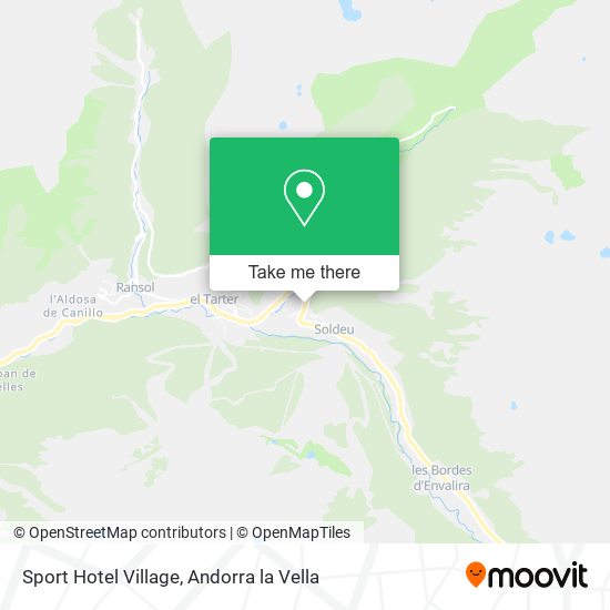 Sport Hotel Village map
