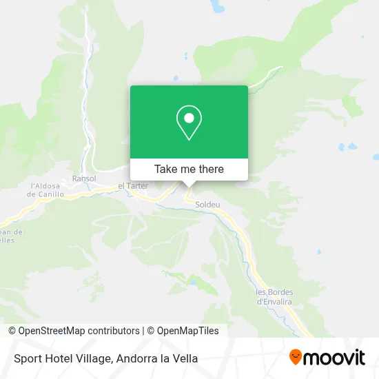 Sport Hotel Village map