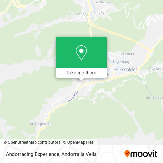 Andorracing Experience map