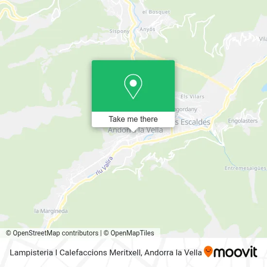 Lampisteria I Calefaccions Meritxell map