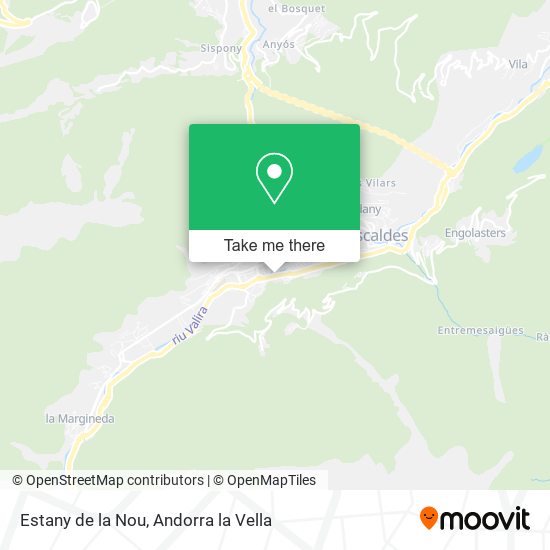 Estany de la Nou map