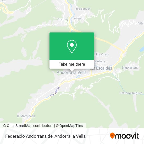 Federacio Andorrana de map