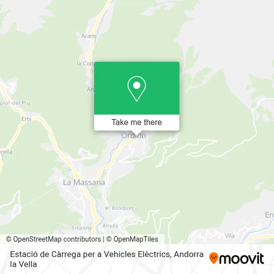 Estació de Càrrega per a Vehicles Elèctrics map