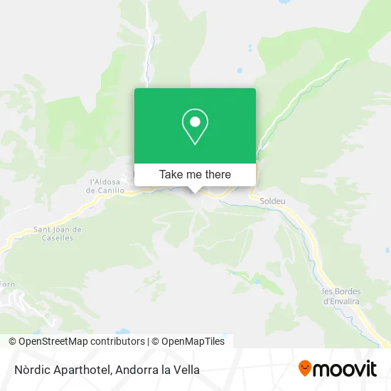 Nòrdic Aparthotel map