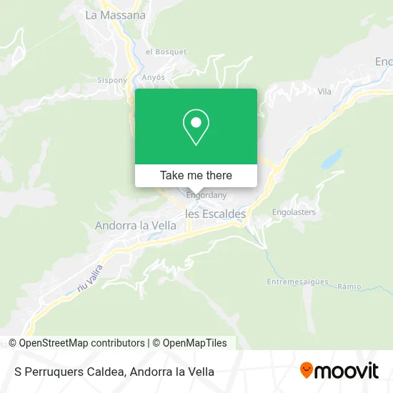 S Perruquers Caldea map