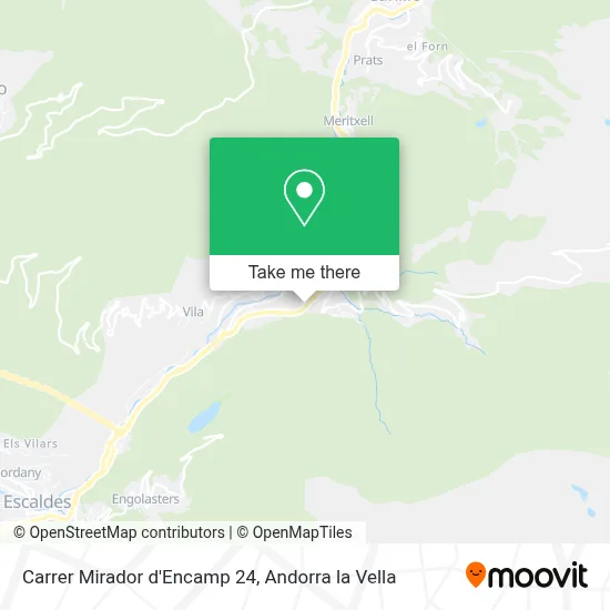 Carrer Mirador d'Encamp 24 map