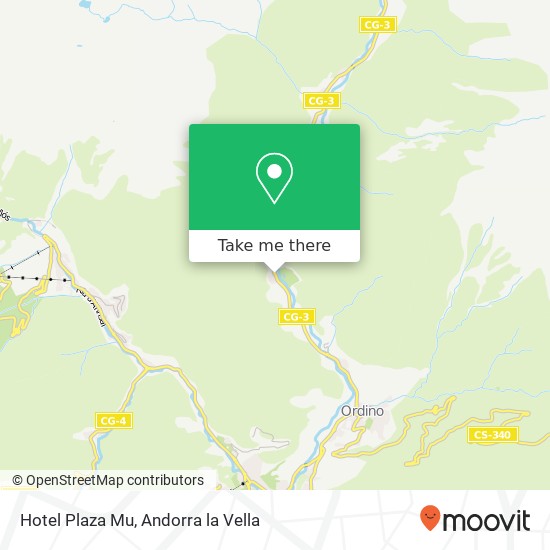 Hotel Plaza Mu map