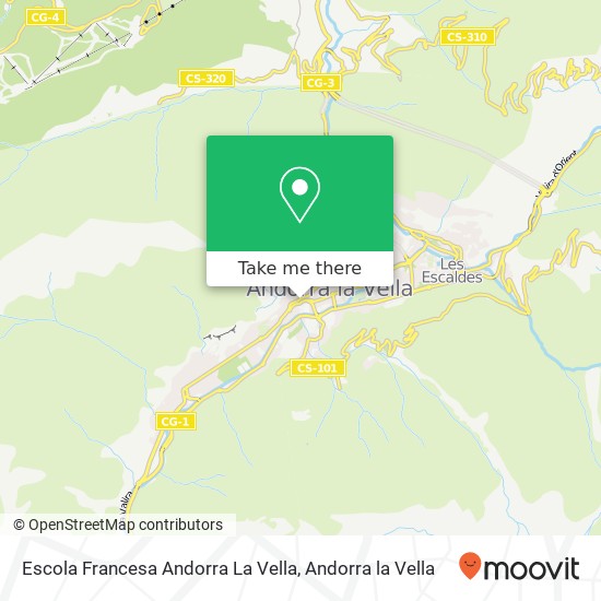 Escola Francesa Andorra La Vella map