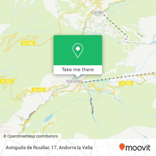 Avinguda de Rouillac 17 map