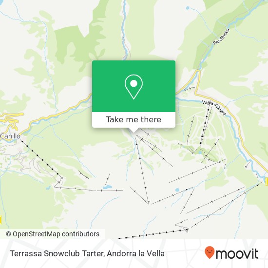Terrassa Snowclub Tarter map