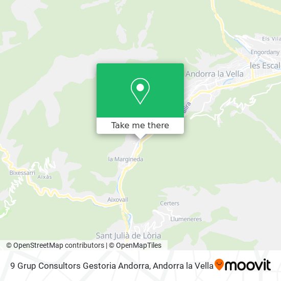9 Grup Consultors Gestoria Andorra map