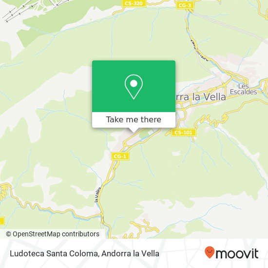 Ludoteca Santa Coloma map