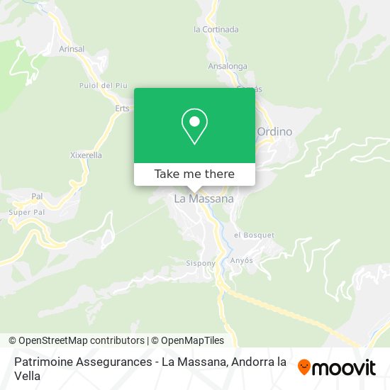 Patrimoine Assegurances - La Massana map