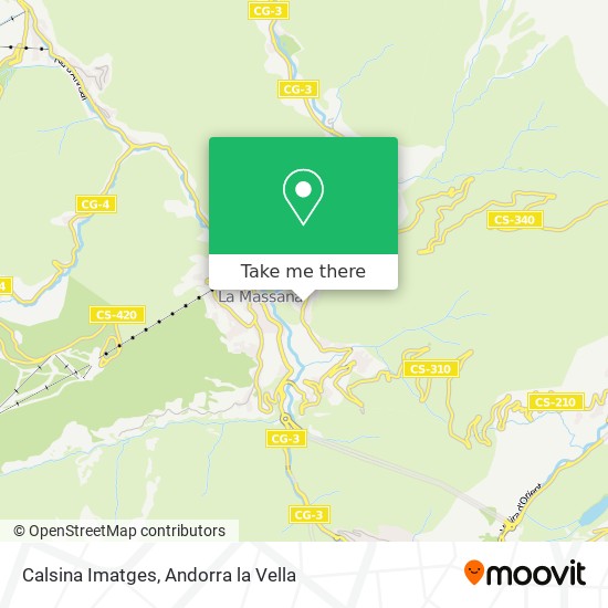 Calsina Imatges map