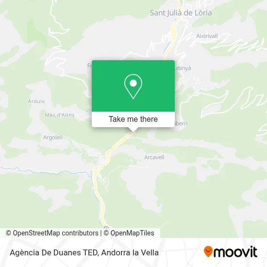 Agència De Duanes TED map
