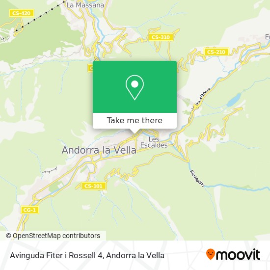 Mapa Avinguda Fiter i Rossell 4